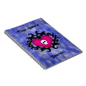 Carnet Coeur crâne gothique (Côté Droit)