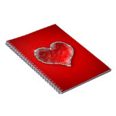 Carnet Coeur cristal (Côté Droit)