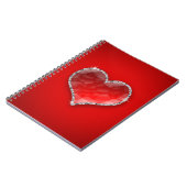 Carnet Coeur cristal (Côté gauche)