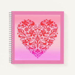 Carnet Coeur d'amour