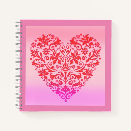Carnet Coeur d'amour (Devant)