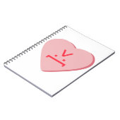 Carnet Coeur de bonbons - Visage diabolique (Côté gauche)