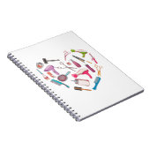 Carnet Coeur de coiffeur Outil coiffeur (Côté Droit)