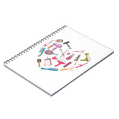 Carnet Coeur de coiffeur Outil coiffeur (Côté gauche)