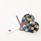 Carnet Coeur de courtepointe Denim Pocket (Intérieur)