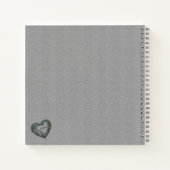 Carnet Coeur de cuivre antique (Dos)