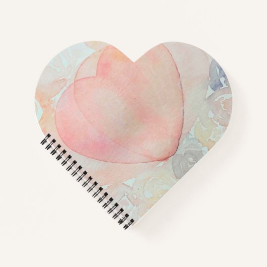 Carnet Cœur de Déesse Peint à la Main (Devant)