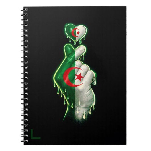 Carnet Cœur de doigt d'Algérie  (Devant)