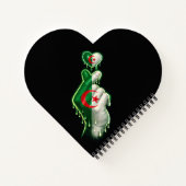 Carnet Cœur de doigt d'Algérie (Dos)