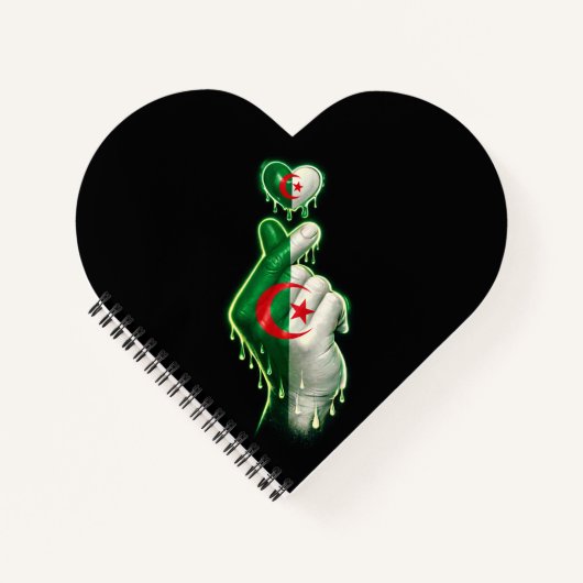 Carnet Cœur de doigt d'Algérie (Devant)