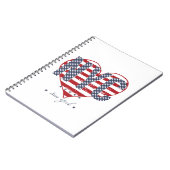 Carnet Coeur de drapeau américain de NYC (Côté gauche)