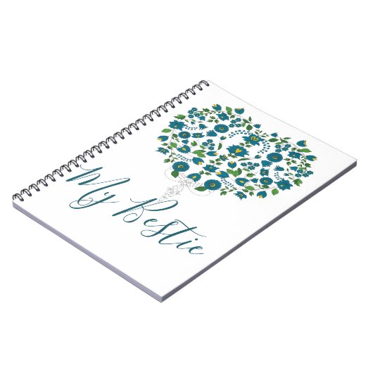 Carnet Cœur de Fleur (Côté gauche)