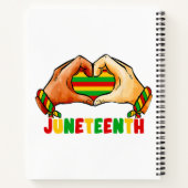 Carnet Cœur de Juneteenth (Dos)