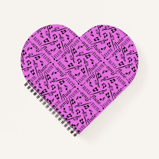 Carnet Coeur de l'instrument à fluide (Devant)