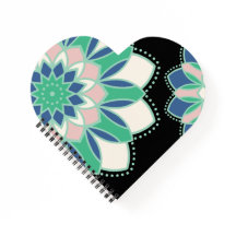 Cœur de Mandala Floral