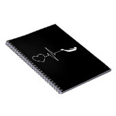 Carnet Coeur de natation (Côté Droit)