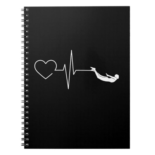 Carnet Coeur de natation (Devant)