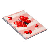 Carnet coeur de papillon (Côté Droit)