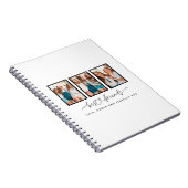 Carnet Coeur de script mignon moderne multi photo meilleu (Côté Droit)