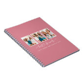 Carnet Coeur de script mignon moderne multi photo meilleu (Côté Droit)