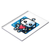 Carnet Coeur de tenue de robot mignon - Amour adorable et (Côté gauche)