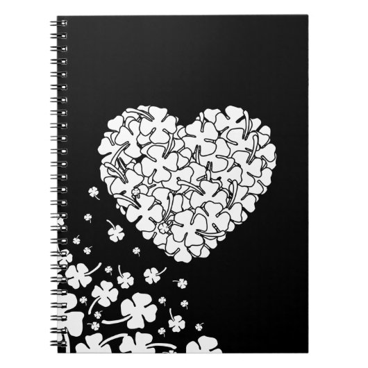 Carnet Coeur de trèfle (Devant)