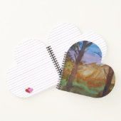 Carnet Coeur des arbres du coucher de soleil (Intérieur)