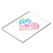 Carnet Coeur des Etats-Unis d'aquarelle (Côté gauche)