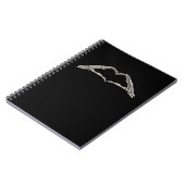 Carnet Coeur des mains osseuses actif (Côté gauche)