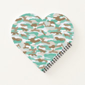 Carnet Coeur du Camouflage côtier (Dos)