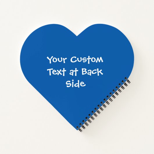 Carnet Coeur du drapeau grec (Dos)