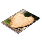 Carnet coeur en bois (Côté gauche)