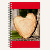 Carnet coeur en bois (Recto)