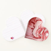 Carnet Coeur en marbre rose (Intérieur)