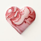 Carnet Coeur en marbre rose (Dos)