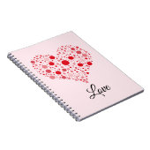 Carnet Cœur en points (Côté Droit)