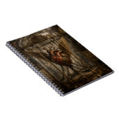 Carnet Cœur enchaîné Steampunk (Côté Droit)