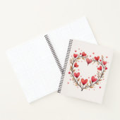 Carnet coeur et amour (Intérieur)
