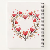 Carnet coeur et amour (Dos)