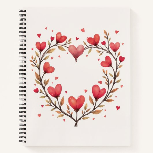 Carnet coeur et amour (Devant)