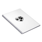 Carnet Coeur Et Empreintes de pattes De Animaux De Compag (Côté Droit)