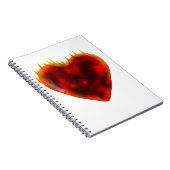 Carnet Coeur flamboyant (Côté Droit)