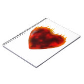 Carnet Coeur flamboyant (Côté gauche)