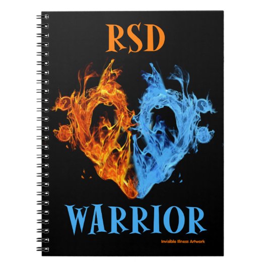 Carnet Coeur/Flammes...RSD (Devant)