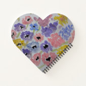 Carnet Coeur Fleur sauvage été (Dos)