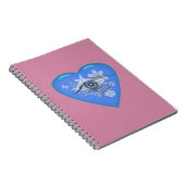 Carnet Coeur floral mystique de l'oeil (Côté Droit)