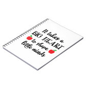 Carnet Cœur Généreux (Côté gauche)