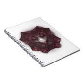 Carnet Coeur gothique pourpre 001 (Côté Droit)