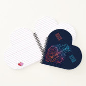 Carnet Coeur guitare (Intérieur)