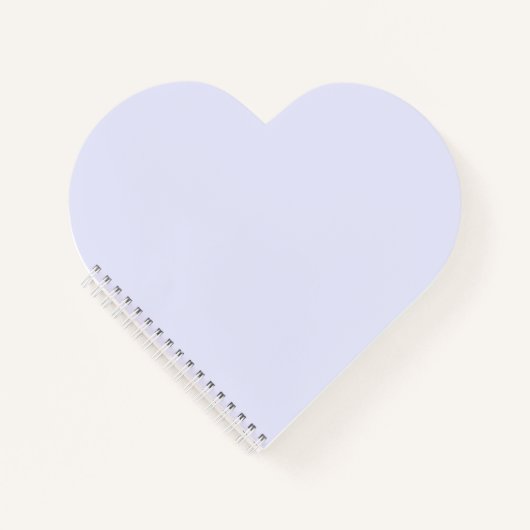 Carnet Coeur lavande (Devant)